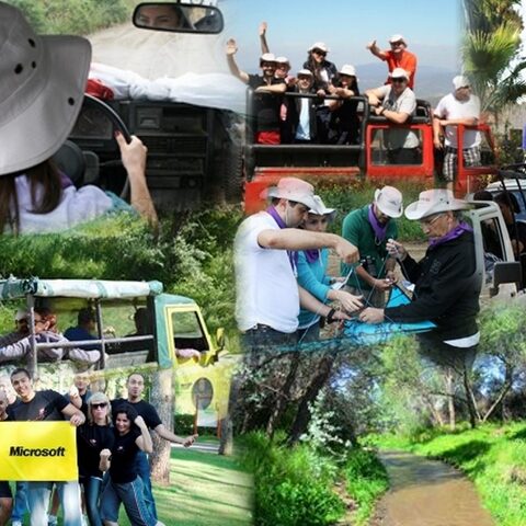Doğa yürüyüşü ve safari etkinliğinden kareler