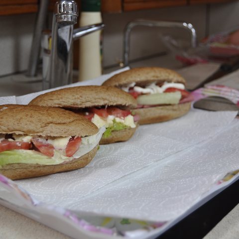 Teknede hazırlanan Lunch Box