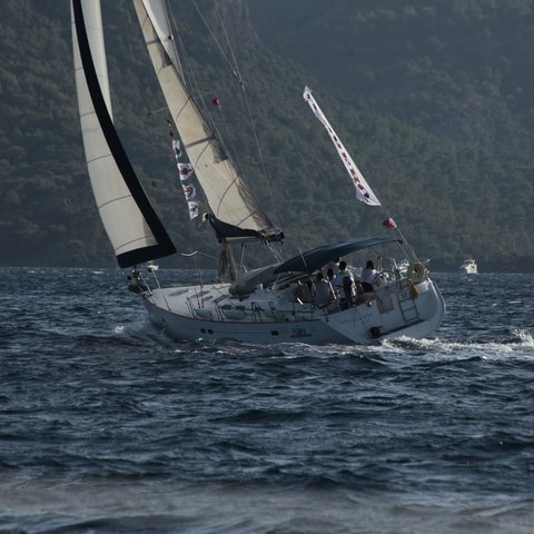 Yarışan yelkenliler